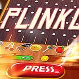 Plinko online game logo by BGAMING on betninjaa.uk