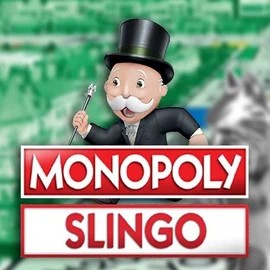 Slingo Monopoly slot logo by Gaming Realms at Betninja Casino